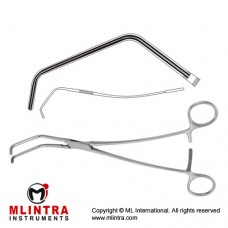 Satinsky Atrauma Tangential Occlusion Clamp Stainless Steel, 28.5 cm - 11 1/4"